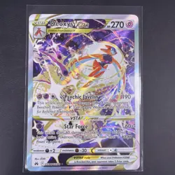 Deoxys VSTAR GG46/GG70 Pokemon Crown Zenith: Galarian Gallery Holo Ultra Rare NM - Image 1