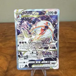 Deoxys VSTAR GG46/GG70 - Galarian Gallery - Crown Zenith Pokemon TCG - NM - Image 1