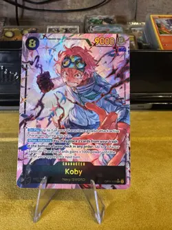 ONE PIECE CARD DIVINE SPEED - KOBY SEC ALT ART OP11-119 - ENGLISH 7 - Image 1