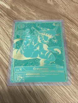 Digimon Top 16 Greymon Framed Trophy Card 2021 Final Championship Card - Image 3