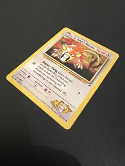 Lt. Surge’s Raticate 51/132 Gym Heroes Unlimited 2000 Pokemon Card NM - Image 3