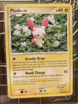 Plusle Pokemon Supreme Victors Regular Card 76/147 Near Mint Condition - Image 1