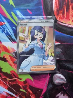Pokemon TCG Fennel 162/086 Ultra Rare Pokemon SV: Black Bolt - Image 1
