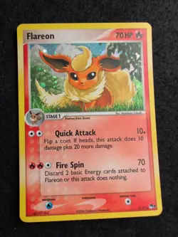 Flareon - 2/17 - Pokemon Pop Series 3 Holo Card - Indent - Image 1