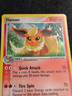 Flareon - 2/17 - Pokemon Pop Series 3 Holo Card - Indent - Image 2