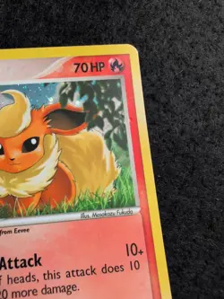 Flareon - 2/17 - Pokemon Pop Series 3 Holo Card - Indent - Image 3