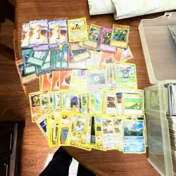 Box Of Vintage Yu-Gi-oh Cards 1996 Box And Some Holos And Pokemon - Image 2