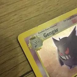 Pokemon TCG Fossil 1st Edition Gengar Holo Rare 5/62 WOTC Vintage HP - Image 5