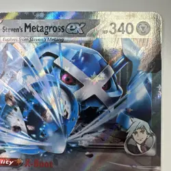 Pokemon TCG Steven's Metagross EX 145/182 Double Rare Destined Rival NM - Image 3