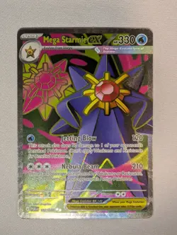 Mega Starmie ex 102/088 Ultra Rare Perfect Order Pokemon Near Mint - Image 1