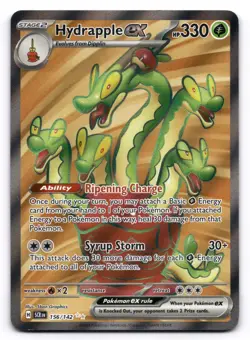 Hydrapple ex NM 156/142 Sv07: Stellar Crown Pokemon TCG Holo - Image 1