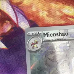 Pokemon TCG Mienshao Paradox Rift 200/182 Holo Illustration Rare - Image 4