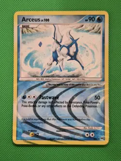 Pokemon TCG Arceus AR4 Arceus Holo (Water) NM - Image 1