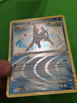 Pokemon TCG Arceus AR4 Arceus Holo (Water) NM - Image 2