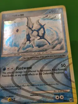 Pokemon TCG Arceus AR4 Arceus Holo (Water) NM - Image 3