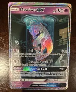 Pokemon Mewtwo GX 78/73 Shiny Holo Rare Shining Legends HP190 Secret Shining - Image 1