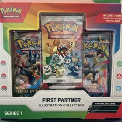 Pokemon First Partner Illustration Collection Series 1 Box Promo Booster - Image 2