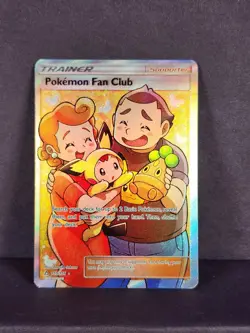 Pokemon Fan Club Full Art 155/156 Ultra Prism Holo *NEAR MINT* - FAST SHIP - Image 2
