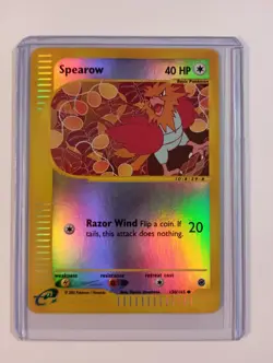 Pokemon Spearow Reverse Holo 130/165 Expedition Base Set e-Series WOTC 2002 LP - Image 1
