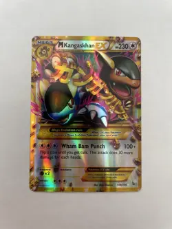 Pokemon M Kangaskhan EX Full Art Gold Secret Rare 109/106 XY Mega Holo 230 HP - Image 1