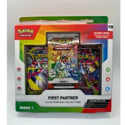 Pokemon First Partner Illustration Collection Series 1 Promo Booster Box - Image 1