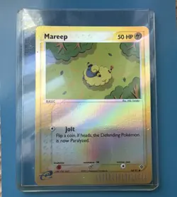 Pokemon TCG Mareep 64/97 EX Dragon Reverse Holo 50 HP Basic EN 2003 Tanaka - Image 1