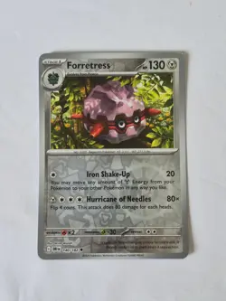 Forretress 140/182 Uncommon Destined Rivals Pokemon Reverse Holo Near Mint - Image 1