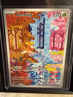 Deerling - 165/162 Temporal Forces Illustration Rare Pokemon - NM - Image 1