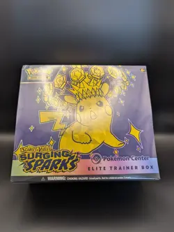 Pokemon TCG Pokemon Center Surging Sparks Elite Trainer Box ETB New Sealed - Image 1