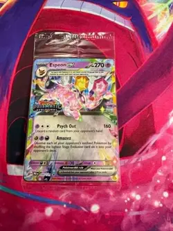 Espeon ex 034/131 Prismatic Evolutions Sealed Promo Pokemon TCG - Image 1