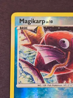 Magikarp 65/100 Stormfront Reverse Holographic Pokemon 2008 Vintage - Image 3