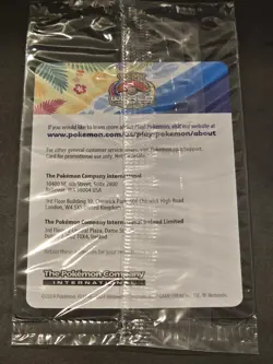 Pikachu 190 2024 World Championship 2024 SEALED Black Star Promo Pokemon - Image 2