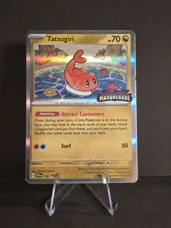 Tatsugiri SVP 118 Prerelease Stamped Promo - Twilight Masquerade TWM Pokemon NM - Image 1