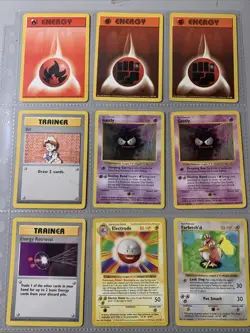 Pokemon TCG Base Set Shadowless Lot - 2 Binder Pages - WOTC VTG 1999 - Image 3