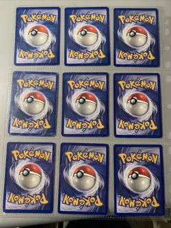 Pokemon TCG Base Set Shadowless Lot - 2 Binder Pages - WOTC VTG 1999 - Image 4