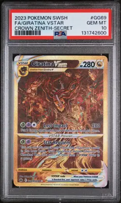 GIRATINA VSTAR GG69/GG70 PSA 10 CROWN ZENITH SECRET RARE POKEMON HOLO ENGLISH - Image 1