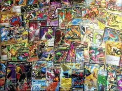 Pokemon 55 Card Lot + V, VMAX, Full-Art, Hyper Rare, Special Illustration, Etc - Image 2