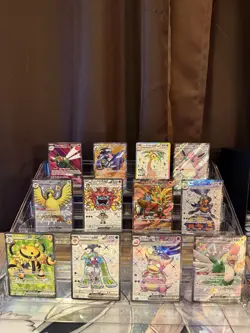 Pokemon TCG 12 card lot of full art ex from scarlet and violet era - Image 1