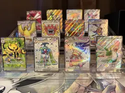 Pokemon TCG 12 card lot of full art ex from scarlet and violet era - Image 2