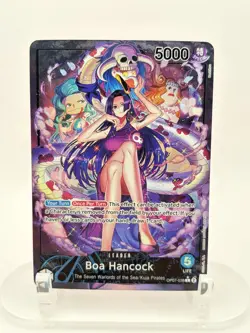 One Piece TCG Leader Boa Hancock OP07-038 Alt Art 500 Years In The Future NM - Image 1