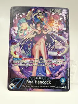 One Piece TCG Leader Boa Hancock OP07-038 Alt Art 500 Years In The Future NM - Image 3