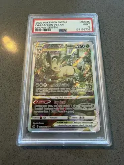 Leafeon VSTAR GG35/GG70 Crown Zenith Galarian Gallery Ultra Rare Holo PSA 9 - Image 1