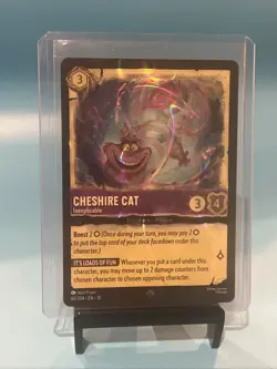 Disney Lorcana !Cheshire Cat - Inexplicable 60/204 Whispers in the Well Foil! - Image 1
