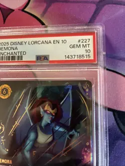PSA 10 DISNEY LORCANA WHISPERS IN THE WELL 227 DEMONA SCOURGE OF THE WYVERN CLAN - Image 3
