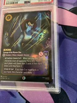 PSA 10 DISNEY LORCANA WHISPERS IN THE WELL 227 DEMONA SCOURGE OF THE WYVERN CLAN - Image 4