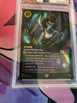 PSA 10 DISNEY LORCANA WHISPERS IN THE WELL 227 DEMONA SCOURGE OF THE WYVERN CLAN - Image 5
