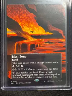 Blast Zone (0047) (Borderless) - NON-FOIL - NM - MTG - EOS - Image 1