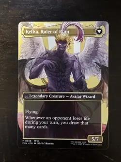 MTG Final Fantasy English Kefka, Court Mage Borderless 0398 Non-Foil - Image 2