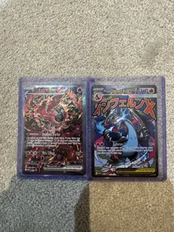 Pokemon TCG Mega Charizard x Ex 023 and Oricorio Ex 024 Black Star Promo - Image 1