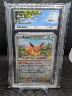 ACE 9 Eevee Pokemon Day Stamped Promo Pokemon Card 074/131 - Image 1